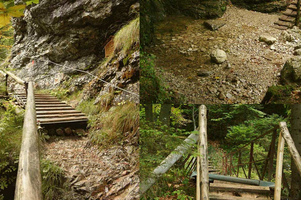 Reichenbachklamm in Vilstal zwischen Falkenstein und Aggenstein